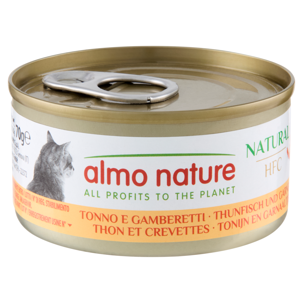 Almo Nature HFC Natural Cats - Tonno e Gamberetti 70g Almo Nature HFC Natural Cats - Tonno e Gamberetti 70g